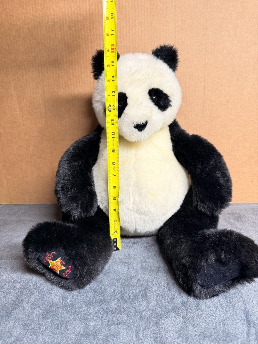 Vintage 2001 Gund Smithsonian National Zoo Large Panda Bear Wish Plush - Picture 5 of 6